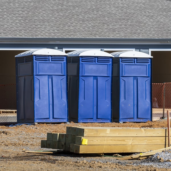 how often are the portable restrooms cleaned and serviced during a rental period in Munsons Corners NY